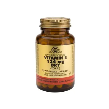 Solgar Βιταμινη Ε 200 Iu Dry Natural 50caps - Βιταμίνες στο Pharmeden.gr