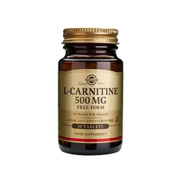 Solgar L-Carnitine 500mg 30 Ταμπλέτες - Συμπληρώματα Διατροφής στο Pharmeden.gr