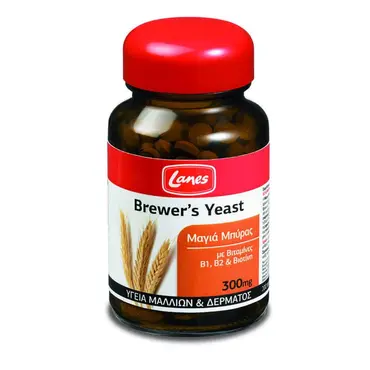 Lanes Brewer's Yeast Μαγιά Μπύρας 300mg 200 tabs - Βιταμίνες στο Pharmeden.gr