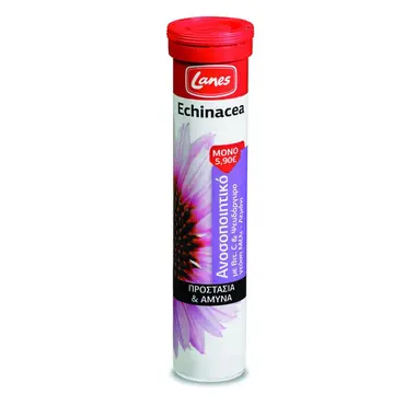 Lanes Echinacea+Vitamin C  Lemon-Honey Αναβράζον 20tabs - Βιταμίνες στο Pharmeden.gr