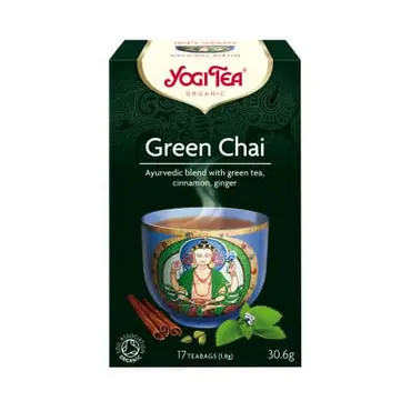Yogi Tea Green Chai Πράσινο Τσάι 17τμχ - Βιολογικά Προϊόντα στο Pharmeden.gr