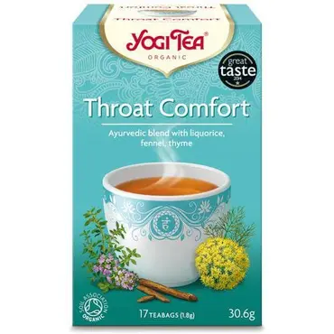 Yogi Tea Throat Comfort 17τμχ - Βιολογικά Προϊόντα στο Pharmeden.gr