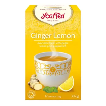 Yogi Tea Ginger Lemon 16τμχ - Βιολογικά Προϊόντα στο Pharmeden.gr