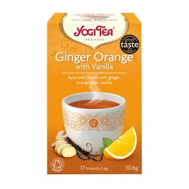 Yogi Tea Ginger Orange With Vanilla 17τμχ - Βιολογικά Προϊόντα στο Pharmeden.gr