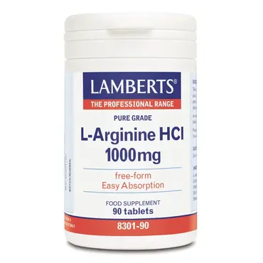 Lamberts L-Arginine 1000mg 90 tabs - Συμπληρώματα στο Pharmeden.gr