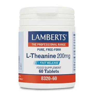 Lamberts L-Theanine 200mg  60 tabs - Συμπληρώματα στο Pharmeden.gr