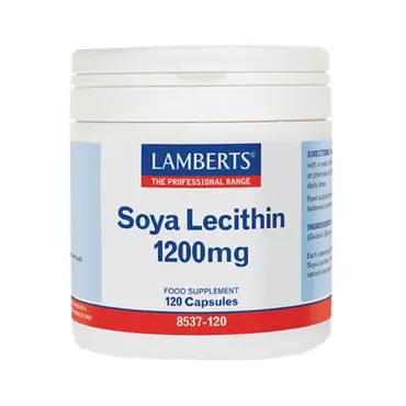 Lamberts Soya Lecithin 1200mg 120 caps - Συμπληρώματα Διατροφής στο Pharmeden.gr
