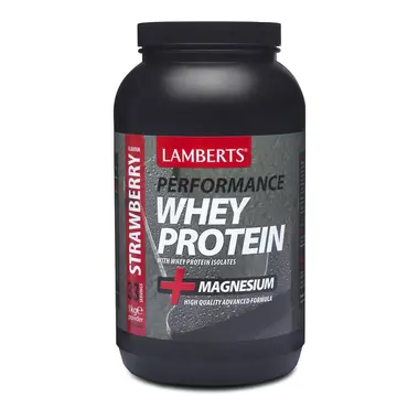 Lamberts Perfomance Whey Protein Strawberry 1000gr - Συμπληρώματα στο Pharmeden.gr