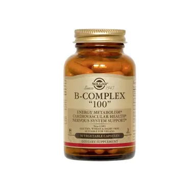 Solgar B-100 Complex 50 veg. caps - Συμπληρώματα Διατροφής στο Pharmeden.gr