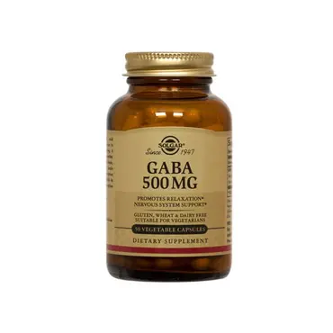 Solgar GABA 500mg 50 veg. caps - Συμπληρώματα στο Pharmeden.gr