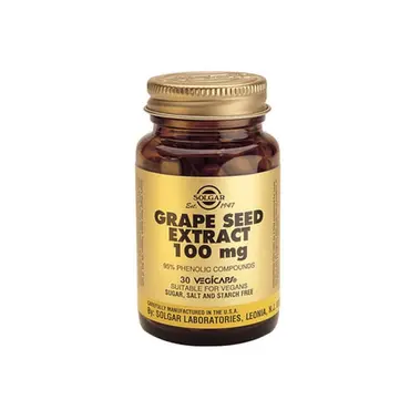 Solgar Grape Seed Extract 100mg 30 veg. caps - Συμπληρώματα Διατροφής στο Pharmeden.gr
