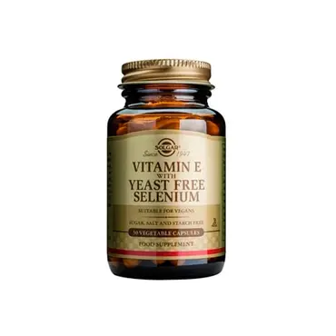 Solgar Vitamin E+ Selenium 100 veg caps - Βιταμίνες στο Pharmeden.gr