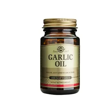 Solgar Garlic Oil 100 softgels - Συμπληρώματα στο Pharmeden.gr