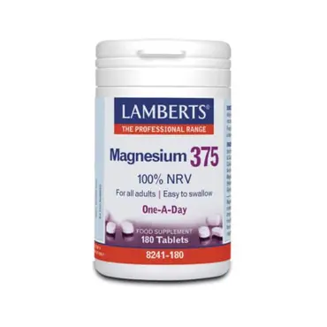 Lamberts Magnesium 375 100% NRV 180 ταμπλέτες - Συμπληρώματα στο Pharmeden.gr