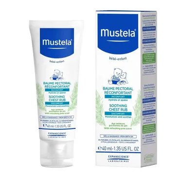 Mustela Soothing Chest Rub 40ml - Διάφορα στο Pharmeden.gr