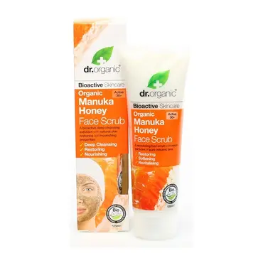 Dr. Organic Manuka Honey Face Scrub 125ml - Πρόσωπο στο Pharmeden.gr