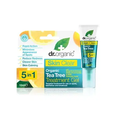 Dr. Organic Skin Clear 5 in 1 Treatment Gel 10ml - Πρόσωπο στο Pharmeden.gr