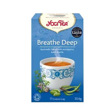 Yogi Tea Breathe Deep 17τμχ - Βιολογικά Προϊόντα στο Pharmeden.gr