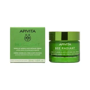 Apivita Bee Radiant Signs of Aging & Anti-Fatigue Gel-Cream 50ml - Πρόσωπο στο Pharmeden.gr