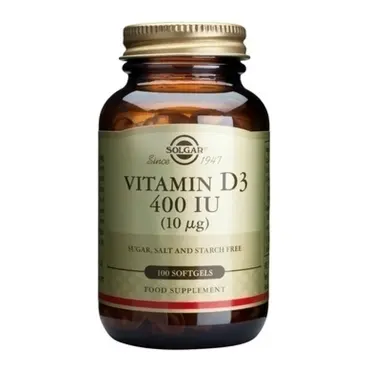Solgar Βιταμινη D-3 400 Iu 100caps - Βιταμίνες στο Pharmeden.gr