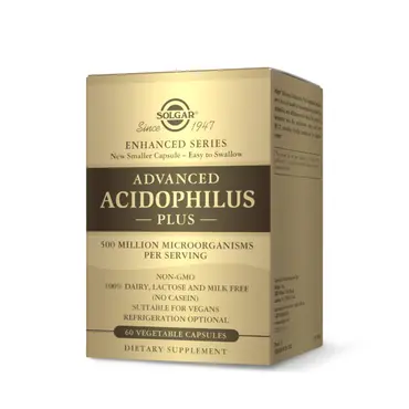 Solgar Προβιοτικό Advanced Acidophilus Plus 60 Φυτικές Κάψουλες - Συμπληρώματα στο Pharmeden.gr