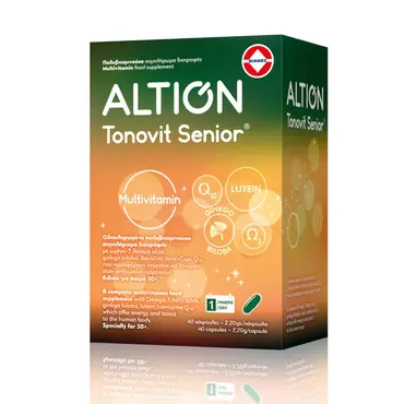 Altion Tonovit Senior Multivitamin 40caps - Βιταμίνες στο Pharmeden.gr