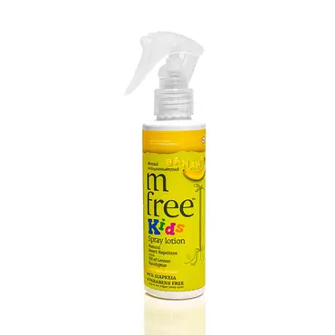 Benefit Hellas M Free kids Spray Lotion Φυτικό Εντομοαπωθητικό Banana 125ml - Διάφορα στο Pharmeden.gr