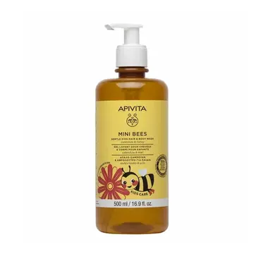 Apivita Mini Bees Gentle Kids Head and Body Wash 500ml - Παιδιά στο Pharmeden.gr