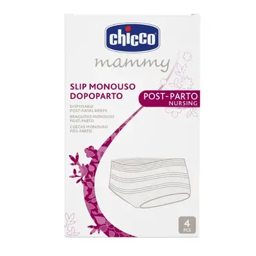 Chicco Disposable Post-Natal Stretch Mesh Briefs 4τμχ - Μαμά στο Pharmeden.gr