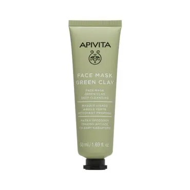 Apivita Face Mask With Green Clay 50ml - Πρόσωπο στο Pharmeden.gr
