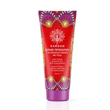Garden Face Scrub Revitalizing Pomegranate 50ml - Πρόσωπο στο Pharmeden.gr