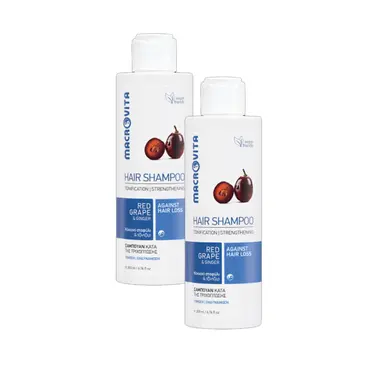 Macrovita Σαμπουάν Κατά της Τριχόπτωσης 2x200ml - Μαλλιά στο Pharmeden.gr