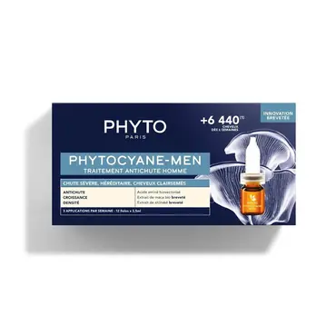 Phyto  Phytocyane Anti-Hair Loss Treatment for Men 12 φιαλ x 3,5ml - Μαλλιά στο Pharmeden.gr