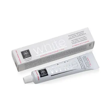 Apivita Οδοντόκρεμα White με Μαστίχα & Πρόπολη 75ml - Στοματική Υγιεινή στο Pharmeden.gr