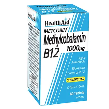 Health Aid Metcobin B12 1000μg 60 tabs - Βιταμίνες στο Pharmeden.gr