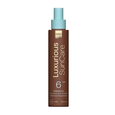 Intermed Luxurious Sun Care Tanning Oil SPF6 with Vitamins A+E 200ml - Αντηλιακά στο Pharmeden.gr