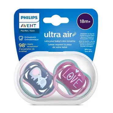 Avent Πιπίλα Ultra air SCF349/22 18m+ 2τεμ - Αξεσουάρ για Μωρά στο Pharmeden.gr