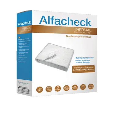 Alfacheck Thermal Μονό Θερμαινόμενο Υπόστρωμα 150x80cm - Διάφορα στο Pharmeden.gr