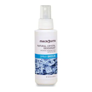 Macrovita Natural Crystal Deodorant Spray Breeze 100ml - Υγιεινή στο Pharmeden.gr