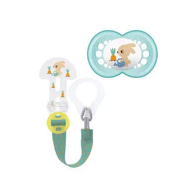 Mam Σετ Πιπίλα Original 6-16m & Clip it! 319SB Τυρκουάζ 1τεμ - Αξεσουάρ για Μωρά στο Pharmeden.gr