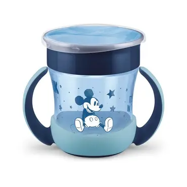 NUK Mini Magic Cup Night 6m+ με Χείλος και Καπάκι Mickey 160ml - Αξεσουάρ για Μωρά στο Pharmeden.gr
