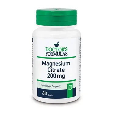Doctor’s Formulas Magnesium Citrate 200mg 60tabs - Συμπληρώματα στο Pharmeden.gr