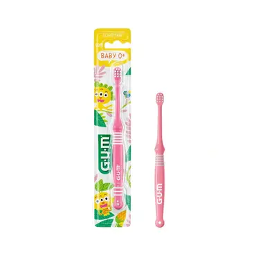 Gum 213 Baby Toothbrush Οδοντόβουρτσα  0-2 Ετών Ροζ 1τμχ - Στοματική Υγιεινή στο Pharmeden.gr