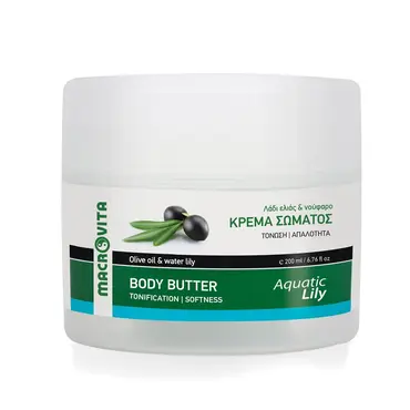 Macrovita Κρέμα Σώματος Aquatic Lily με Λάδι ελιάς & Νούφαρο 200ml - Σώμα στο Pharmeden.gr