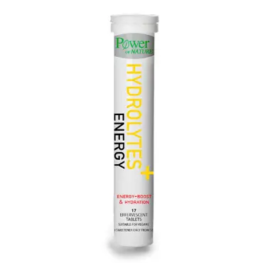 Power Health Hydrolytes + Energy 17 Αναβράζοντα Δισκία - Συμπληρώματα Διατροφής στο Pharmeden.gr