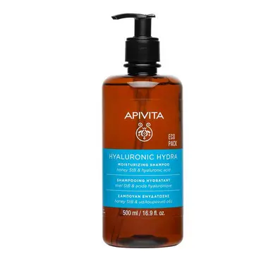 Apivita Hyaluronic Hydra Moisturising Shampoo Eco Pack 500ml - Μαλλιά στο Pharmeden.gr