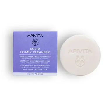 Apivita Solid Foamy Cleanser 80gr - Πρόσωπο στο Pharmeden.gr