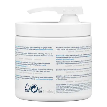 CeraVe Moisturizing Cream με Αντλία 454ml - Δερμοκαλλυντικά στο Pharmeden.gr