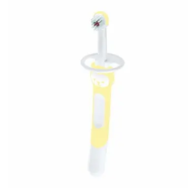 Mam Training Brush Εκπαιδευτική Οδοντόβουρτσα 5m+ Κίτρινο ( 605 ) 1τεμ - Παιδιά στο Pharmeden.gr