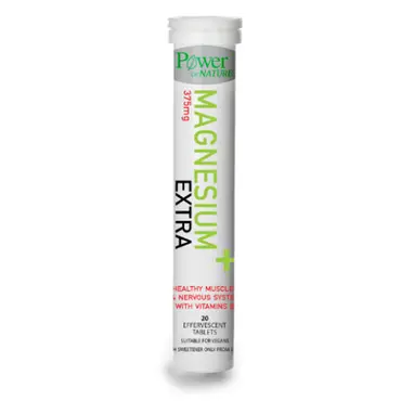 Power Health Magnesium Extra 375mg Stevia 20 αναβράζοντα δισκία - Συμπληρώματα στο Pharmeden.gr